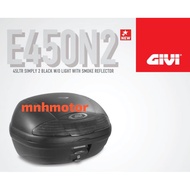 GIVI BOX E450N2 45LITER 2 HELMET 2 YEAR WARRANTY E450 E450N