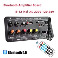 8-12 Inci 2000w Amplifier Board Audio Bluetooth USB Radio TF DIY Subwoofer D30 D10 Karaoke Power Ste