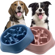 Slow Feeder Dog Bowls Anti-Gulping Dog Puzzle Bowl For Slower Eating Bloat Stop Dog Food Bowl Maze Interactive Puzzle Come With Travel Feeding Bowls For Dogs And Cats heathly