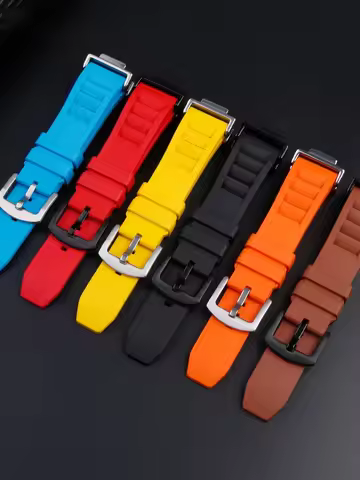 Modified High Quality Fluororubber Watchband For Casio DW5600 DW-5600 GW-B5600 GW-M5610 GA 110 100 1