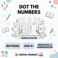 DD3 – PDF File | Dot the Numbers Worksheets & Activities | Preschool & Kindergarten Mathematics