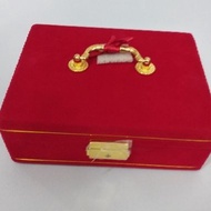 Large 2-Layer Jewelry Box Ring Size 21x27x8 cm.