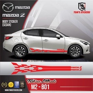 MAZDA 2 CAR BODY STICKER SET M2 - B01