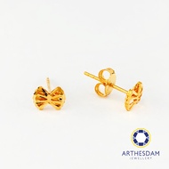 Arthesdam Jewellery 916 Gold Ribbon Earrings