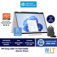HP Envy X360 14-fa0128AU /14-fa0129AU (AMD Ryzen 5-8640HS/16GB RAM/512GB SSD/14.0" WUXGA Touch/Offic