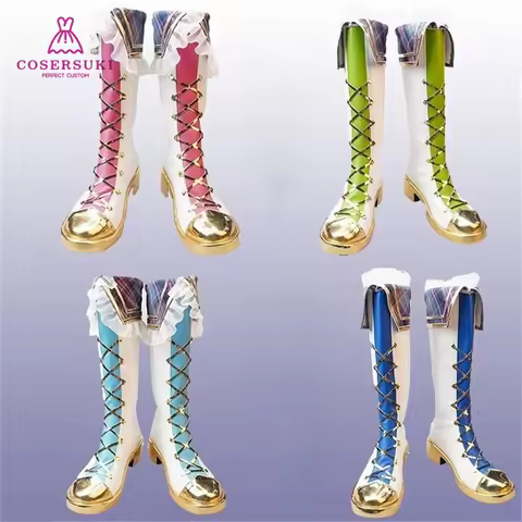 lovelive Liella Keke Tang Chisato Arashi Sumire Heanna Ren Hazuki Cosplay Boots Shoes for Halloween 