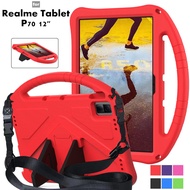 for Realme Pad Tablet P70 Pro Tab 12 Inch Case EVA Portable Shockproof Kids Safe Handle Stand Tablet