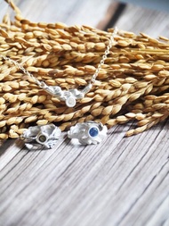 台北龍山寺站+稻米香~項鍊/手鍊/戒指~純銀黏土/手作課程/體驗活