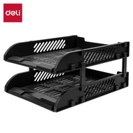 Deli Document Tray File Document Letter Paper Rack Sorter Collection File Desk Organizer Rak Documen