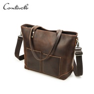 Contacts da thật túi xách cho phụ nữ người đàn ông Cặp Túi Đeo Vai Túi đựng laptop văn phòng cho Nữ 