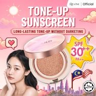 【Merdeka Sale】Ruvine NUKD Tone-Up Cushion SPF 30++ | Sunscreen Hydrating Base Foundation