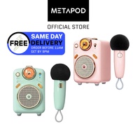 (FREE SAME DAY DELIVERY) Divoom Fairy OK Karaoke Portable Speaker with Wireless MIC/FM/MicroSD/BT