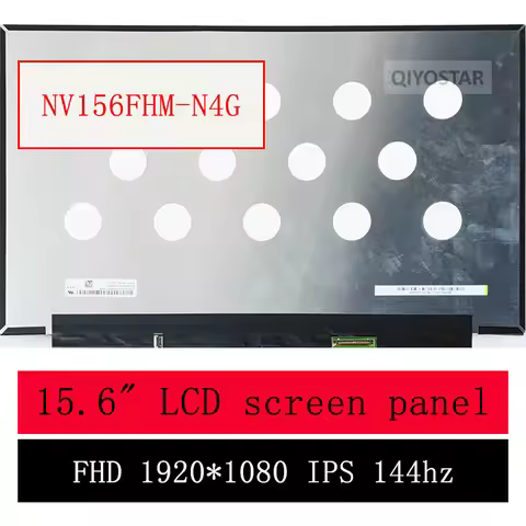 15.6" Slim LED matrix NV156FHM-N4G V3.3 V3.0 laptop lcd screen pane1920*1080P FHD 144HZ IPS72%NTSC