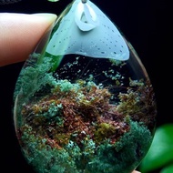 極品巴西天然發晶彩幽靈水滴吊墜連連發 高級品質 幽靈顏色漂