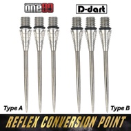 ONE80 FLEXI DART POINT - STEEL TIP CONVERSION POINT 2BA REFLEX POINT