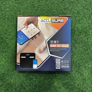 ACCUSURE 12-IN-1 BODY FAT SCALE BMI WEIGHT SCALE LED DISPLAY ELECTRONIC SCALE