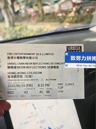 陳奕迅 Neon Reflections 30 演唱會門票