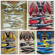 NVX155 (V1) HLD COVERSET - AEROX 2018 (MATT BLUE YELLOW / MATT RED BLACK / MB YELLOW / MATT GREY BG/
