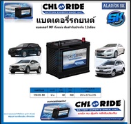 แบตเตอรี่รถยนต์ MF ขนาด 55D23L-BH ยี่ห้อ Chloride สินค้ารับประกัน12เดือน ไม่ต้องดูแลน้ำกลั่นตลอดอายุ