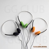 CARAMELOMA Wired Small Headphones, Fashion Wired Classic Vintage-80's Headphones, Sports ABS Portabl