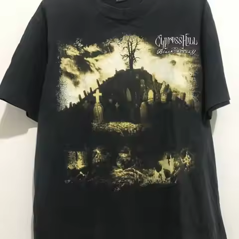 Remake 1990 s Cypress Hill Black Sunday American HipHop T Shirt NH17733