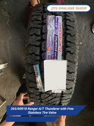 265/60R18 Ranger A/T Thunderer with Free Stainless TIre Valve