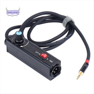 Stereo Ground Loop Isolator 3.5mm to XLR Audio Isolator Audio Noise Isolator Noise Suppressor Isolat