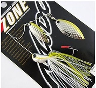 Evergreen Spinnerbait D-Zone Double Willow Leaf, 1/2 oz, Chart Shad #27