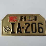 Reflika Plat Nomor Motor Jepang