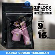 Ziplock Bag Clip Plastic 9x16cm BLACK PACKAGING Delkochoice accessories
