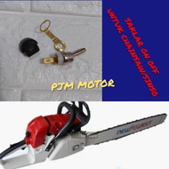 MESIN 5200 SWITCH ON OFF on off SWITCH chainsaw senso sinso mini 5500 5800 568 628 52CC 55CC 58CC