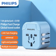 Philips Universal Travel Adapter Power Conversion Plug Charger Socket Converter USB International Brand