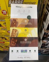 ［加拿大代購］加拿大製 Simply蛋白質零食棒 15枝裝