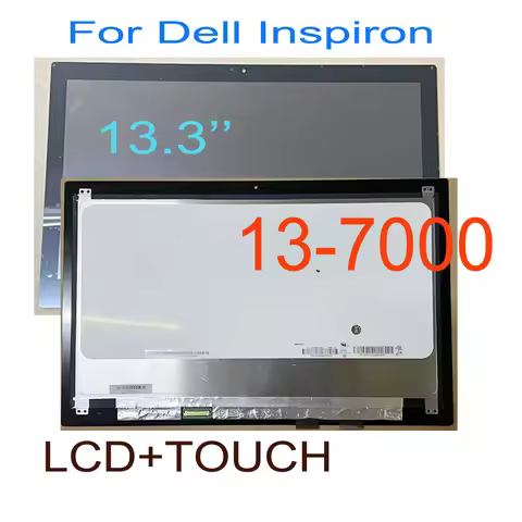 13.3 inches FHD LCD For Dell Inspiron 13-7000 Lcd Display Touch Screen Digitizer Assembly Replacemen