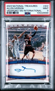2023 National Treasures Allen Iverson 球員卡