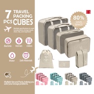 7 in 1 Travel Bag Travel Storage Bag Travel Organizer Bag Set Portable Luggage Bag Suitcase Organize