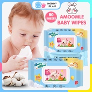 80PCS NON ALCOHOL BABY WIPES / BABY WET TISSUE ANTI BACTERIAL WET TISSUE / TISU BASAH BAYI / TISSUE 