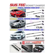 💥💥NEW STOCK COMING IN-SUSTEC FRONT BONNET DAMPER - Toyota Vios 2015/2007 - Corolla Altis 2008/13' -S