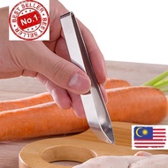 MC# Fish Bone Tweezer Clamp Stainless Steel Puller Seafood Plucking Tongs
