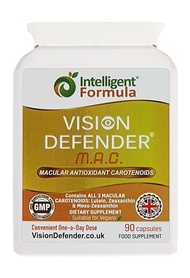 Lutein, Zeaxanthin & Meso-Zeaxanthin Eye Supplement: Vision Defender MAC – Antioxidant Carotenoids “