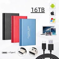 ⚡️{Original} ⚡️External Hard Drive 16TB 8TB HD Type C USB3.1 Portable SSD 4TB 2TB 1TB