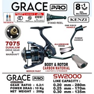 KENZI GRACE PRO SALTWATER SPINNING Reel (POWER HANDLE)