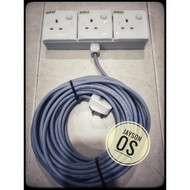 Solid & Heavy Duty High Watts 3 Gang extension