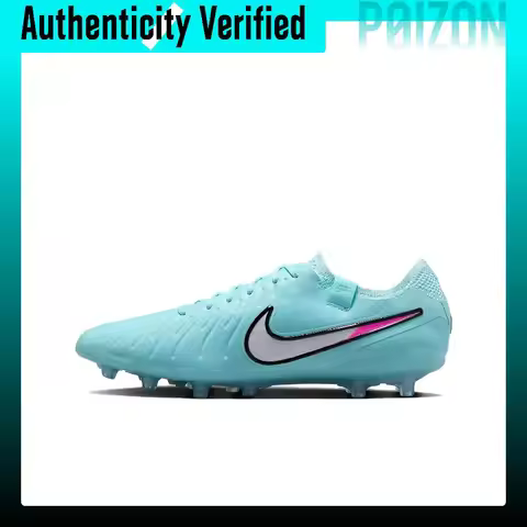 Nike Tiempo Legend 10 AG Artificial Ground Slip Resistant Abrasion Resistant Soccer Shoes Men's Blue