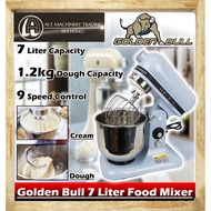 hand mixer stand mixer mixer cake Golden Bull 7 Liter Commercial Food Mixer Stand Mixer 7 Liter 1.2kg Dough 300Watt 10 S