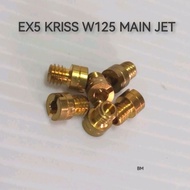 MAIN JET HONDA EX5 KRISS WAVE125 MODE IN TAIWAN