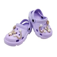 Rumahkaki - Sandal Baim Fuji Wanita / Sendal Anak Perempuan Karet EVA Aksesoris Jibbits Mutiara