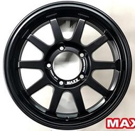 【超前輪業】MAXX 旋壓製 JB74 16吋鋁圈 5孔139.7 6J ET0 平光黑 類RAYS JIMNY專用