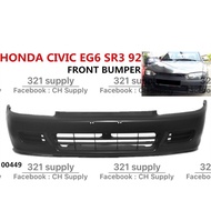 CIVIC SR3 EG6 EG FRONT BUMPER (MOD : WIRA SATRIA PUTRA MIVEC ) Material : PP PLASTIK