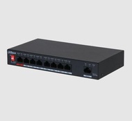 Dahua 大華 DH-PFS3009-8ET-96 — 8 Port PoE 交換機（96W / 250米 / Hi-PoE）Dahua 8-Port PoE Switch